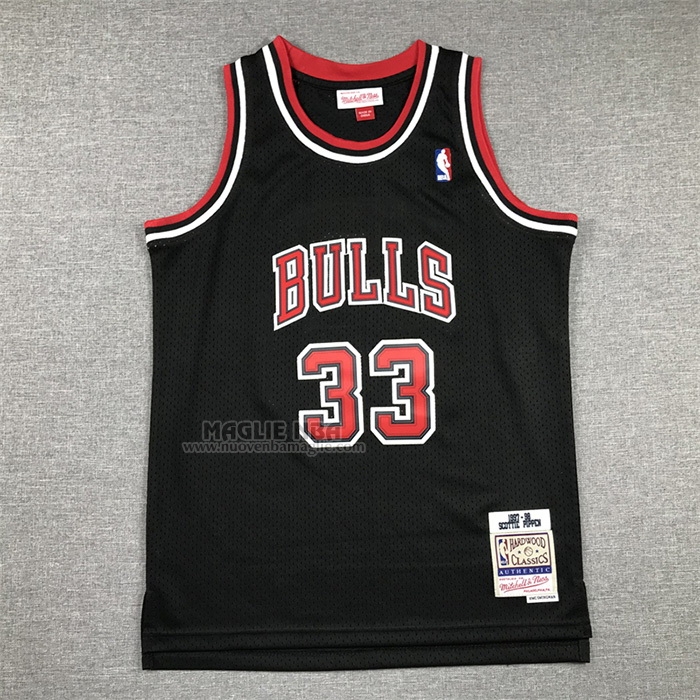 Maglia
 Scottie Pippen NO 33 Bambino
 Chicago Bulls Mitchell & Ness 1997-98 Nero

